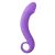 Paarse siliconen prostaat dildo 17,5 cm