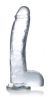Jock C-Thru Transparante Dildo - 29 cm