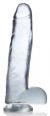 Jock C-Thru Transparante Dildo - 27 cm