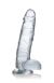 Jock C-Thru Transparante Dildo - 23 cm