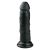 Realistische zwarte dildo Met Zuignap - 15,5 cm