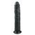 Realistische zwarte dildo Met Zuignap - 28,5 cm