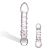Spiral Staircase | Glazen dildo met extra grote bolle kop | 18,5 cm