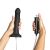 Strap-On-Me | Realistische Spuitende Dildo | Sperma | Zwart | L