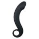 Zwarte siliconen prostaat dildo 17,5 cm
