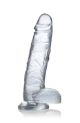 Jock C-Thru Transparante Dildo - 23 cm