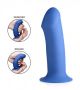 Squeeze-It Dikke Dildo - Blauw