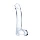 Realistic Curved | Glazen XXL Dildo met gevormde glazen | 17,8 cm