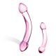 Double Trouble | Tweekoppige glazen dildo | 18 cm