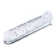 Glazen XXL dildo met ribbels en noppen | Extra lange lengte
