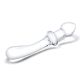 Classic Dubbelplezier | Glazen dildo met twee uiteinden