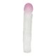 Witte dildo met rode blos