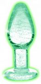 Glow-in-the-Dark Anaalplug Van Glas - Large