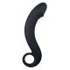 Zwarte siliconen prostaat dildo 17,5 cm