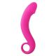 Roze siliconen prostaat dildo 17,5 cm
