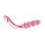 Hamsa Roze Glazen G-Spot/P-Spot Dildo